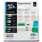 Mont Marte Hobby Knife Set SK5 Blades 13pc - Al Masam Stationery LLC - Wood Carving Sets & Tools - Wood Carving Sets & Tools