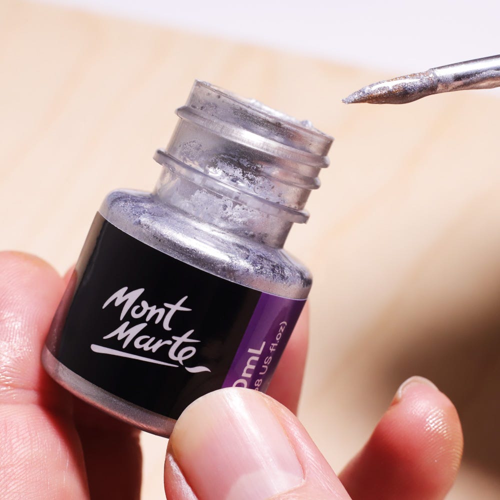 Mont Marte Silver Foil Paint 20ml - Al Masam Stationery LLC