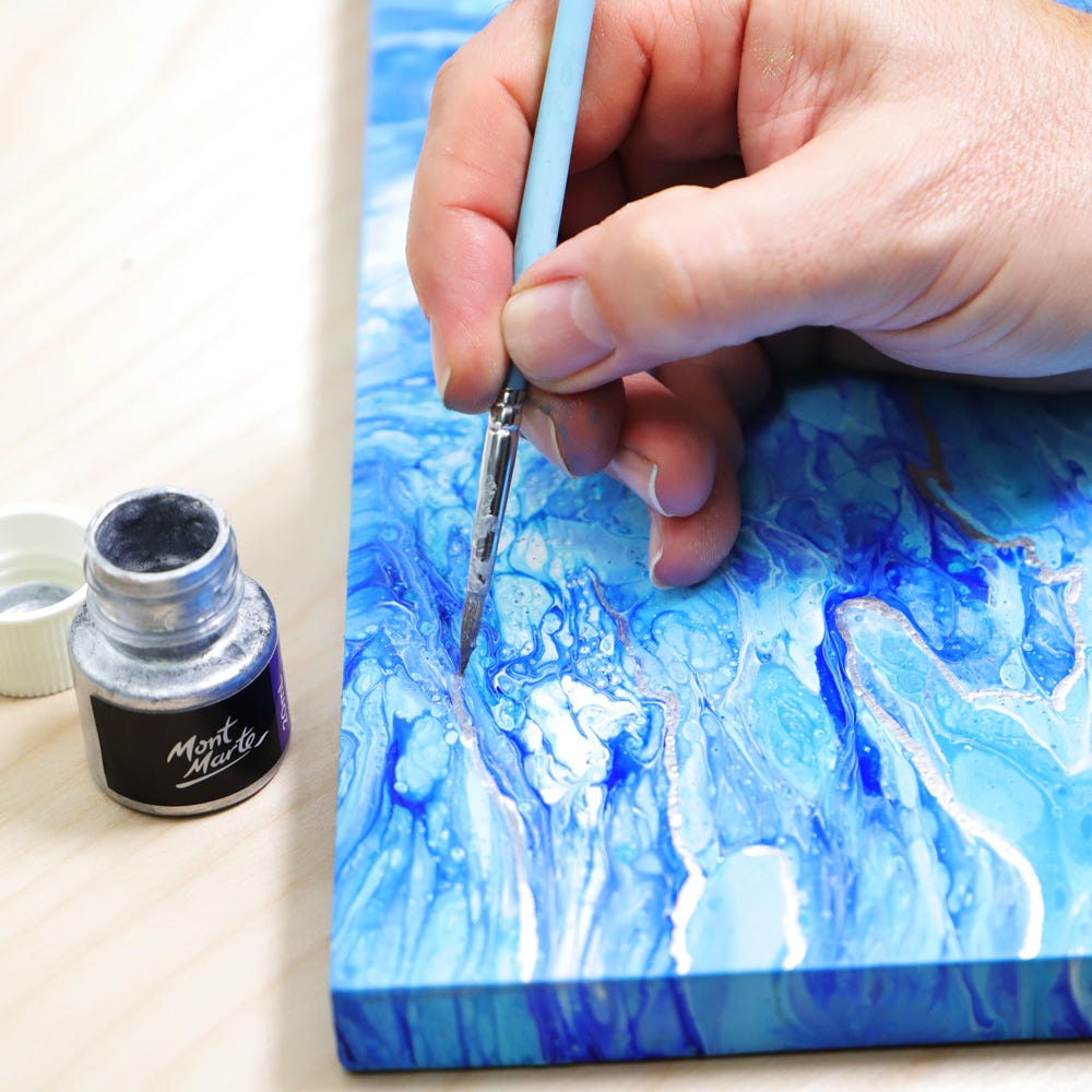 Mont Marte Silver Foil Paint 20ml - Al Masam Stationery LLC