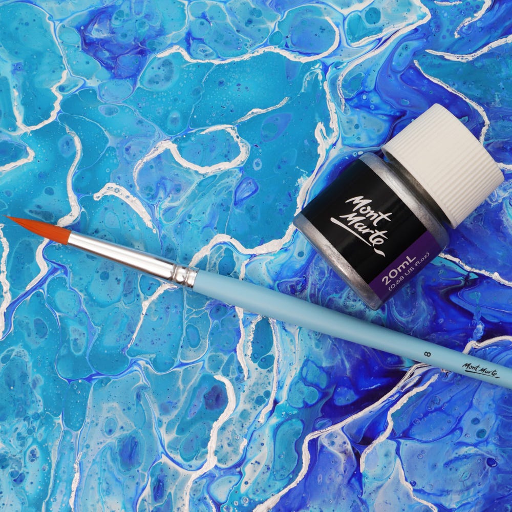Mont Marte Silver Foil Paint 20ml - Al Masam Stationery LLC