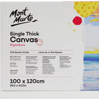 Mont Marte Signature Stretched Canvas 100x120cm Pine Frame for Acrylic & Oil Painting