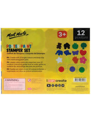 Mont Marte Kids Poster Paint Stamper Set 12 Piece - Al Masam Stationery LLC