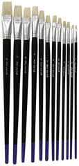 Mont Marte Studio Artist Brushes 12pc Flat 1-12 - Al Masam Stationery LLC