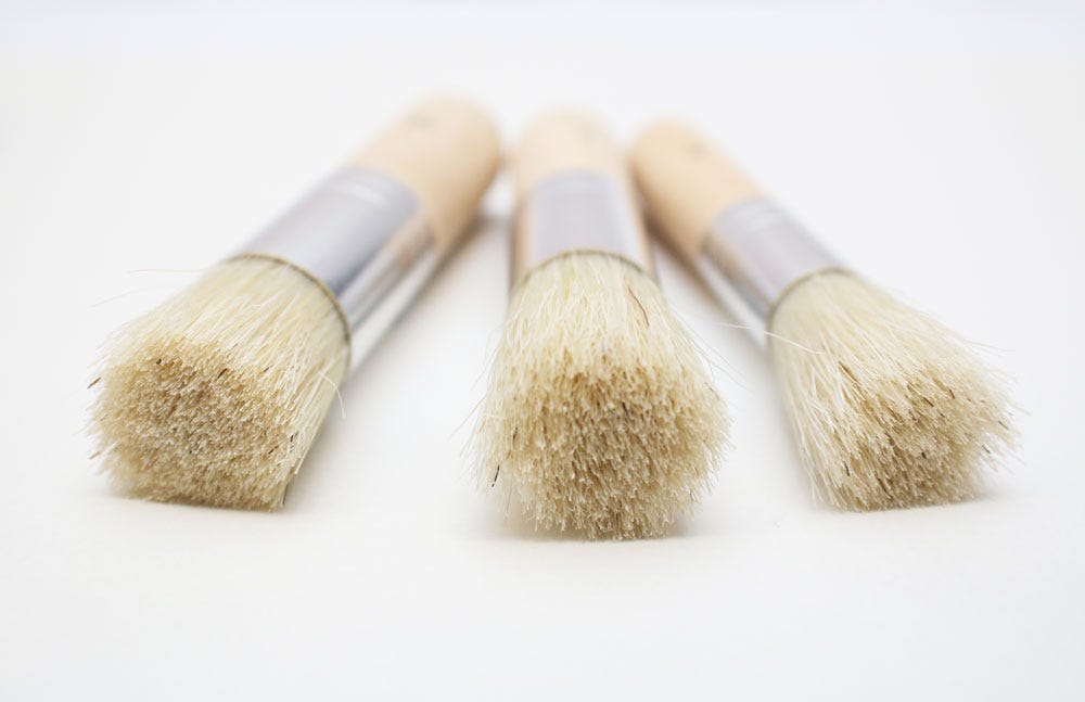 Mont Marte Studio Stencil Brushes Pkt 3 - Al Masam Stationery LLC