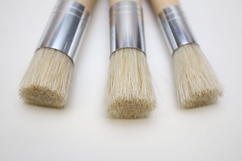 Mont Marte Studio Stencil Brushes Pkt 3 - Al Masam Stationery LLC