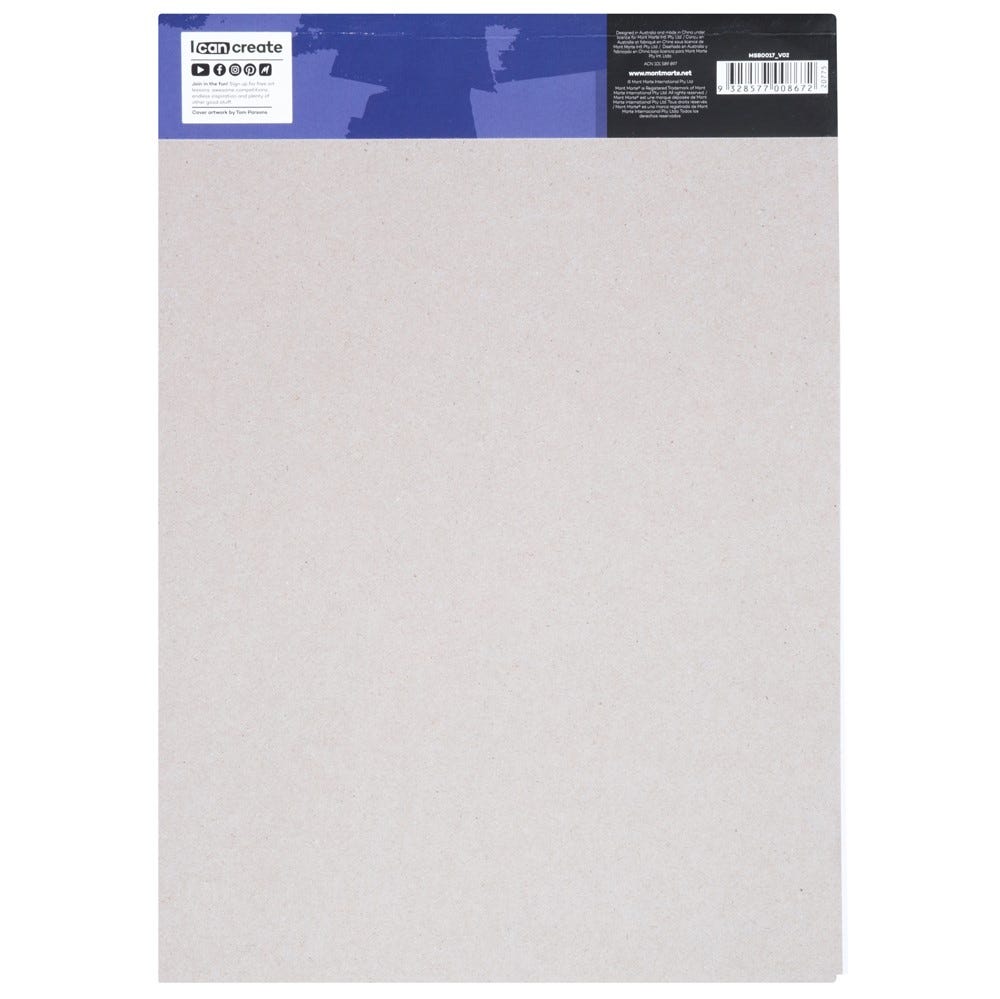 Mont Marte Tracing Paper Pad A4 60gsm 40 Sheets for Drawing, Design & Pattern Transfer