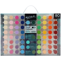 Mont Marte Vivid Colours Acrylic Paint Set 80pc - Al Masam Stationery LLC