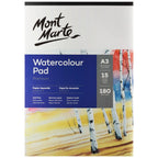 Mont Marte Watercolour Pad German Paper A3 180gsm 15sht - Al Masam Stationery LLC - Paint & Mix Media Surfaces - Paint & Mix Media Surfaces