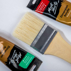 Mont Marte Gesso Brushes Sizes 2/4/6 - Al Masam Stationery LLC