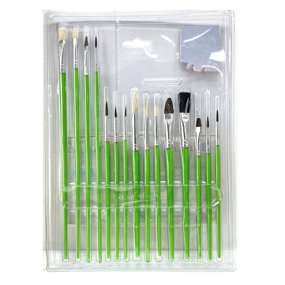 Mont Marte Studio Artist Brushes 15pc - Al Masam Stationery LLC