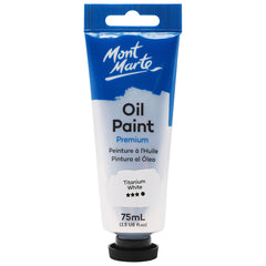 Mont Marte Oil Paint 75ml - Titanium White - Al Masam Stationery LLC