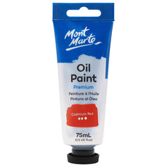 Mont Marte Oil Paint 75ml - Cadmium Red - Al Masam Stationery LLC