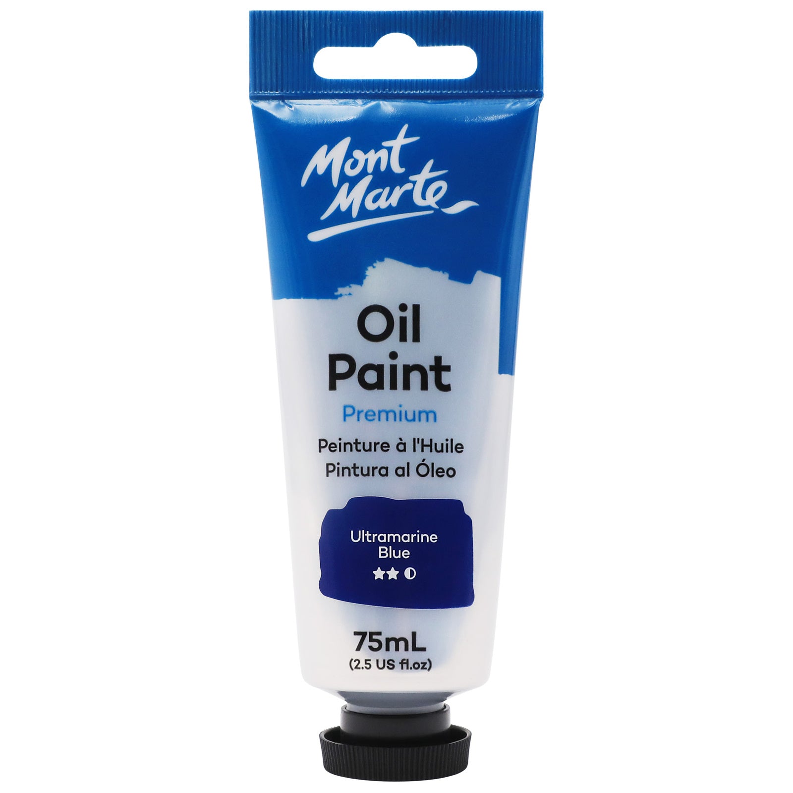 Mont Marte Oil Paint 75ml - Ultramarine Blue - Al Masam Stationery LLC Main image