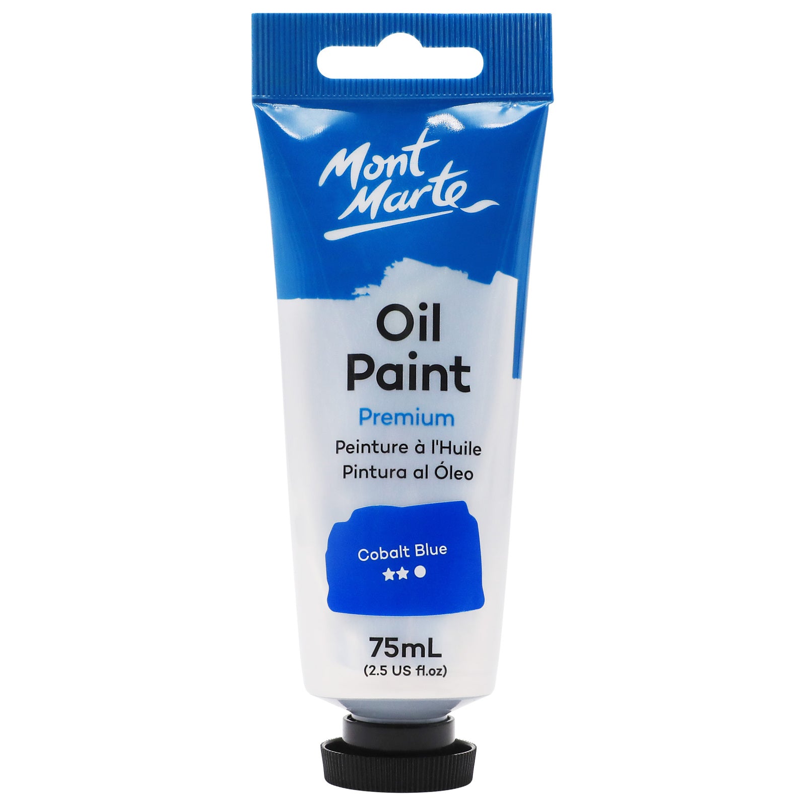 Mont Marte Oil Paint 75ml - Cobalt Blue - Al Masam Stationery LLC Main image