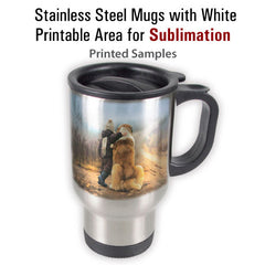 AMS-14 oz Stainless Steel Mug - Al Masam Stationery LLC