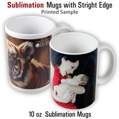 10 OZ with Straight Edge Mug - Al Masam Stationery LLC