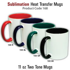 11 OZ Two Tone Mugs Item No: 168 - Al Masam Stationery LLC