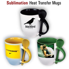 11 OZ Two Tone Mug with Spoon Item No: 170 - Al Masam Stationery LLC