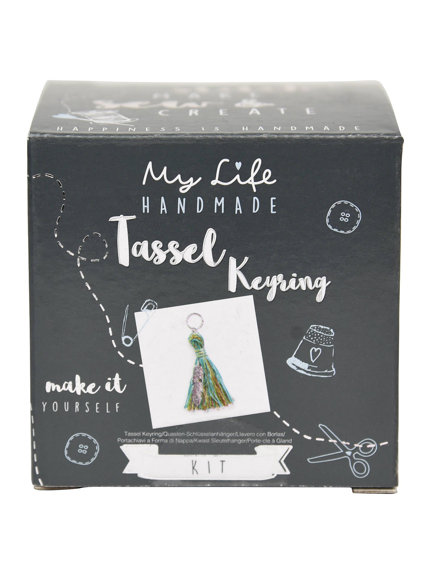 My Life Handmade Diy Mini Kit Tassel Keyring - Al Masam Stationery LLC
