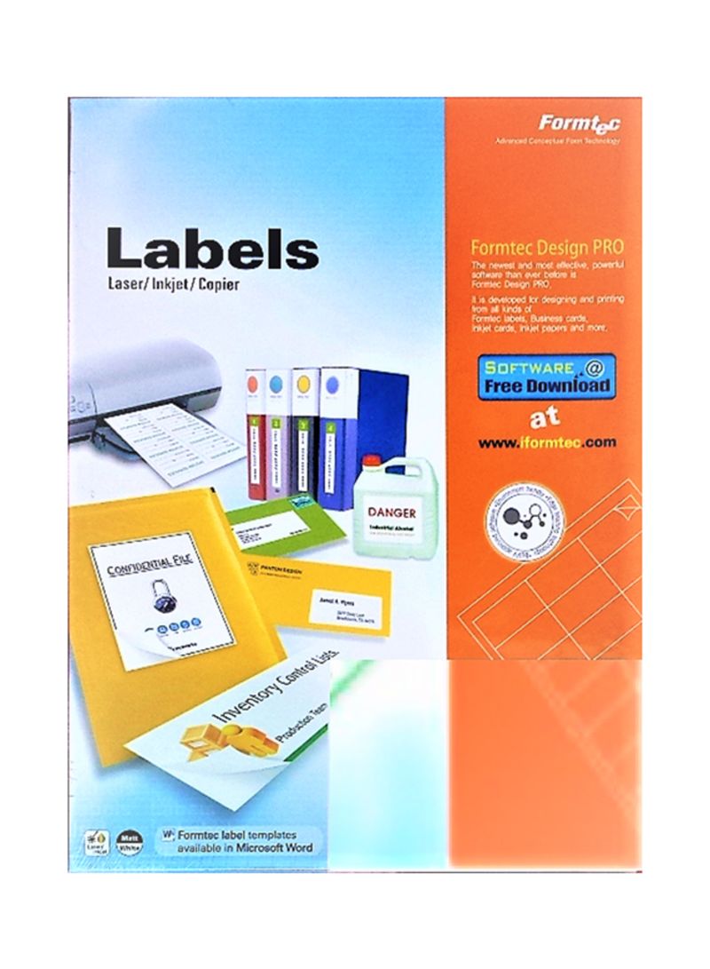 Formtec Label1400/105x42mm #14 - Al Masam Stationery LLC