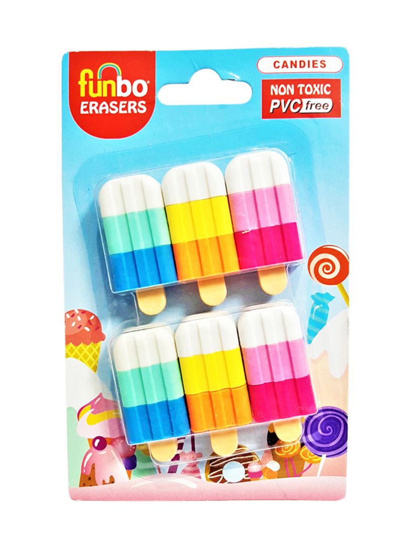 Funbo 3D Eraser in Blister Pack-Candy - Al Masam Stationery LLC