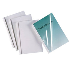 GBC THERMABIND TRANSPARENT FRONT STANDARD THERMAL COVERS A4 150 MICRON 1.5MM SILK WHITE BOX OF 100 IB370014 - Al Masam Stationery LLC