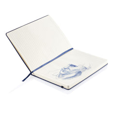 SANTHOME Hard Cover A5 Ruled Notebook - Blue