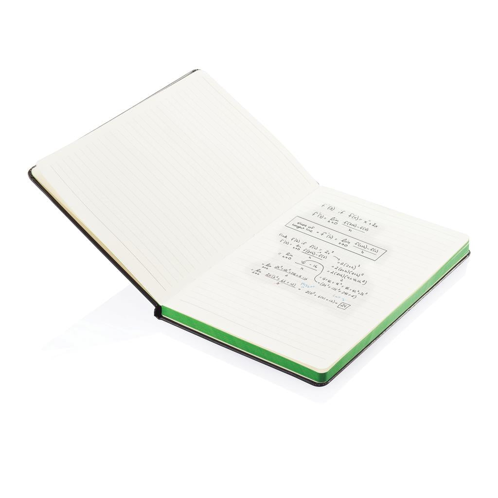 SANTHOME  - AMS-NBSN 108 Sukh Hardcover A5 Size, Ruled PVC Notebook - Al Masam Stationery LLC