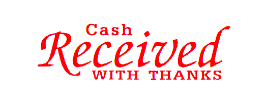 Sef Ink Stamp Cash Received with Thanks - Al Masam Stationery LLC Main image