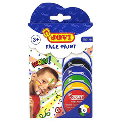 Jovi Face Paint Case 6 Jars 8 ML, Asst Colours