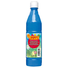 JOVI Liquid Poster Paint Bottle 500ml Cyan Blue