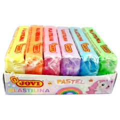 JOVI Plastilina Modelling Clay 6 Color Blister 50g - Pastel Color