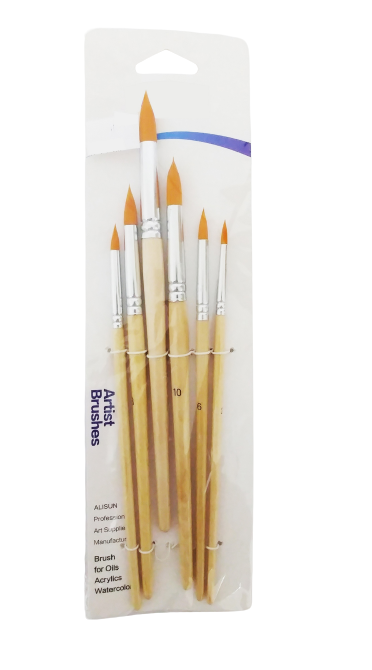 Artist Round Brush Set - Al Masam Stationery LLC