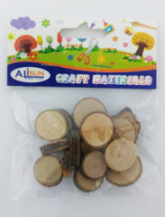 Craft Mat Wood Log pieces - Al Masam Stationery LLC