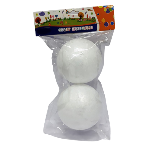 Craft Mat Thermocol Balls (1x2) NS6436 - Al Masam Stationery LLC
