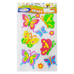 Decorative EVA Sticker Butterfly - Al Masam Stationery LLC