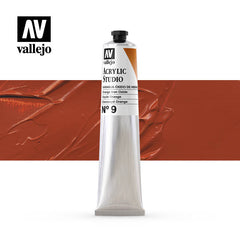 Vallejo Acrylic Studio 9:58ml. Orange Iron Oxide