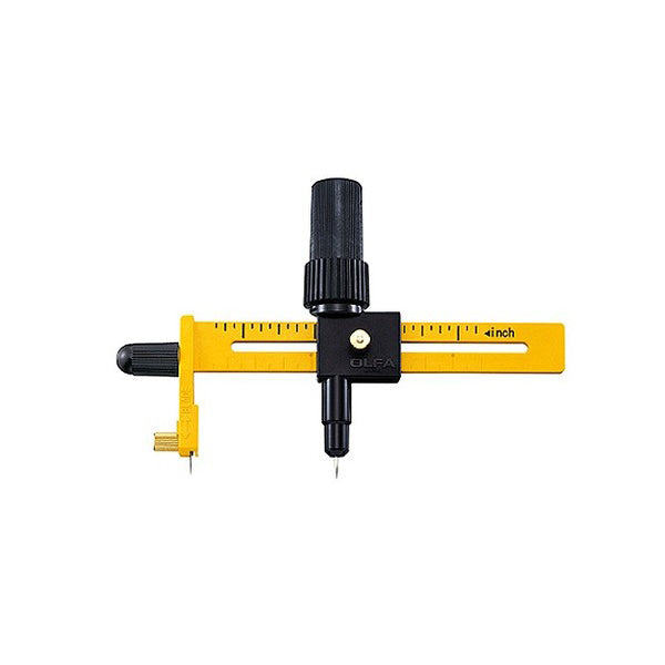 Olfa CMP-1DX Utility Compass Cutter with 5 Blades Dia1-22c Pack - Al Masam Stationery LLC Main image
