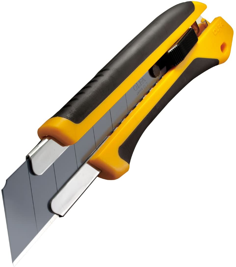 Olfa Extra Heavy Duty Cutter Auto Lock with 3Blds Free (OL-XH-AL/HBB) - Al Masam Stationery LLC Main image