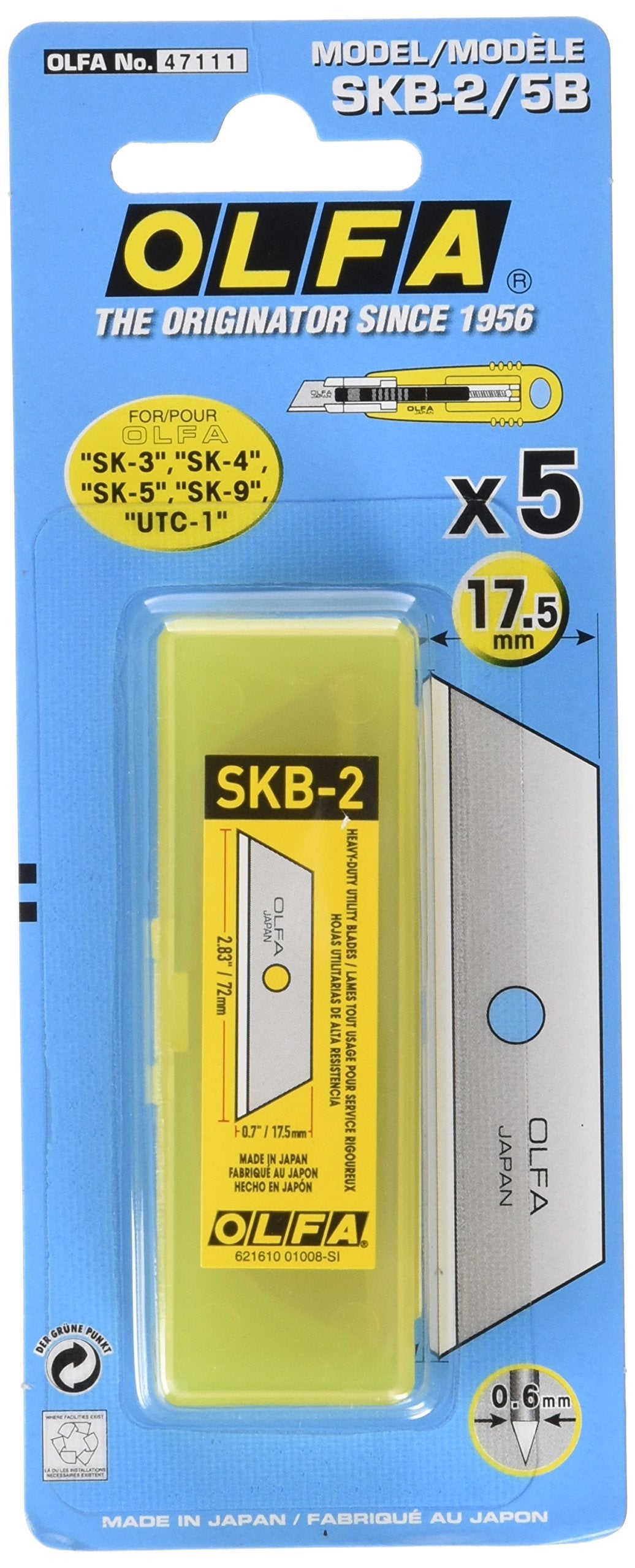 Olfa Safety Replacement Blades - Al Masam Stationery LLC Main image