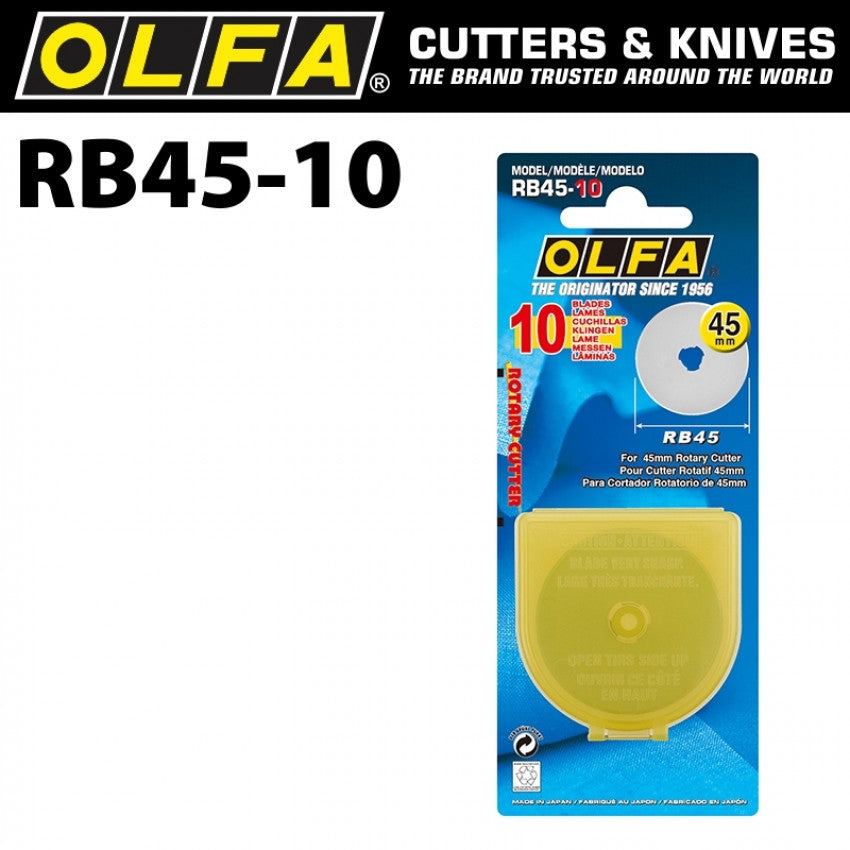 Olfa Rotary OL-RB45-10 Spare Blade 45m - Al Masam Stationery LLC Main image