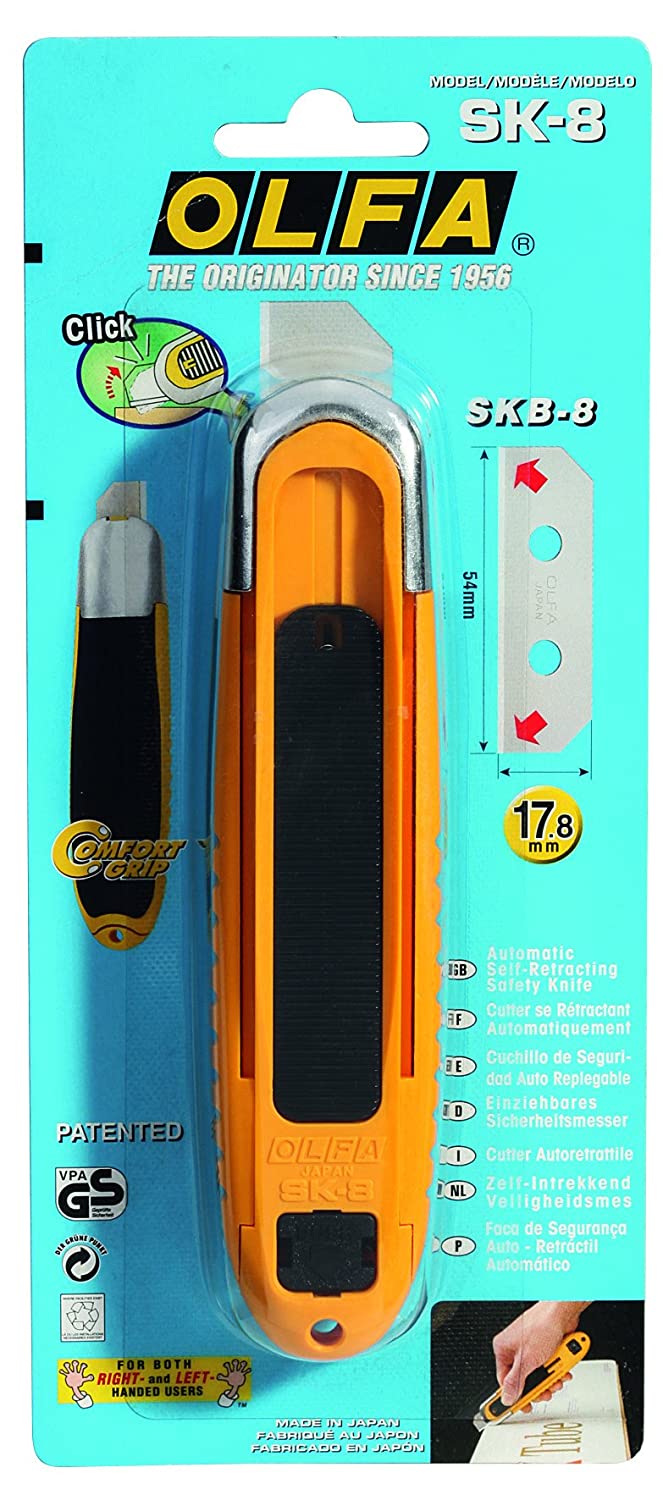 Olfa Safety Knife Auto self Retracting - Al Masam Stationery LLC Main image