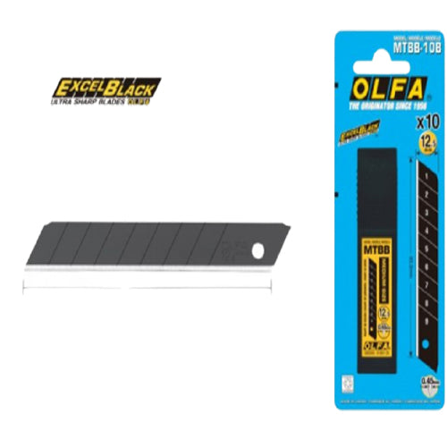 Olfa Sapre Blades For MT-1 12.5mm Pack of 10 Blades OL-MTB-10B - Al Masam Stationery LLC Main image