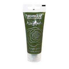 STANGER Acrylic paints, 75 ml OLIVE-GREEN - Al Masam Stationery LLC