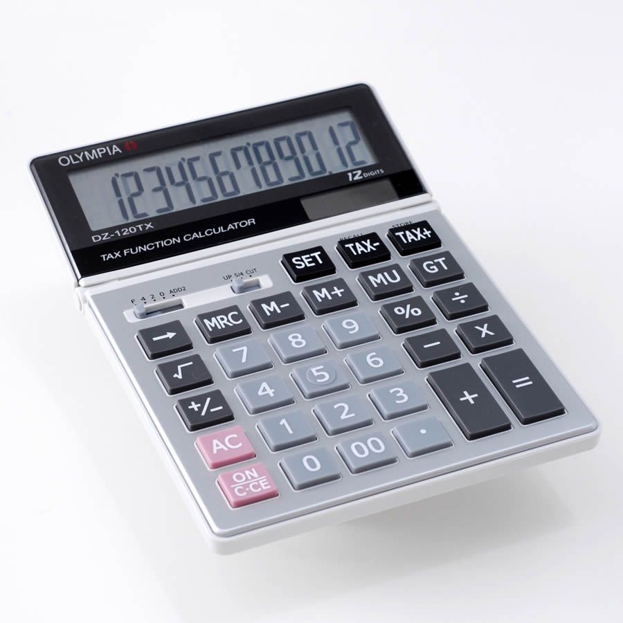 Olympia Calculator , Model - DZ120TX - Al Masam Stationery LLC Main image