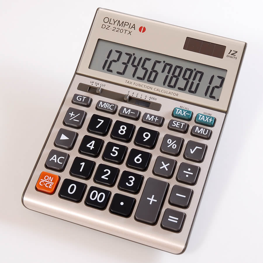 Olympia Calculator , Model - DZ220TX - Al Masam Stationery LLC Main image