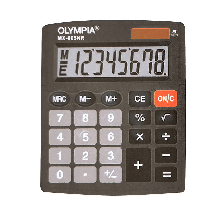 Olympia Calculator , Model - MX805NR - Al Masam Stationery LLC Main image