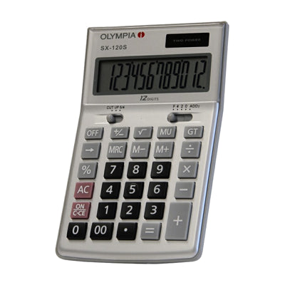 Olympia Calculator , Model - SX120S - Al Masam Stationery LLC Main image