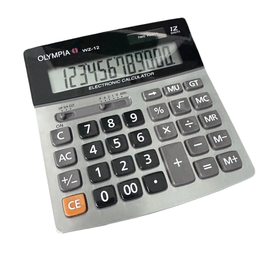 Olympia Calculator , Model - WZ12 - Al Masam Stationery LLC Main image