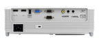 Optoma HD28i projector displaying a vibrant image on a wall, showcasing its high-resolution projection capabilities.